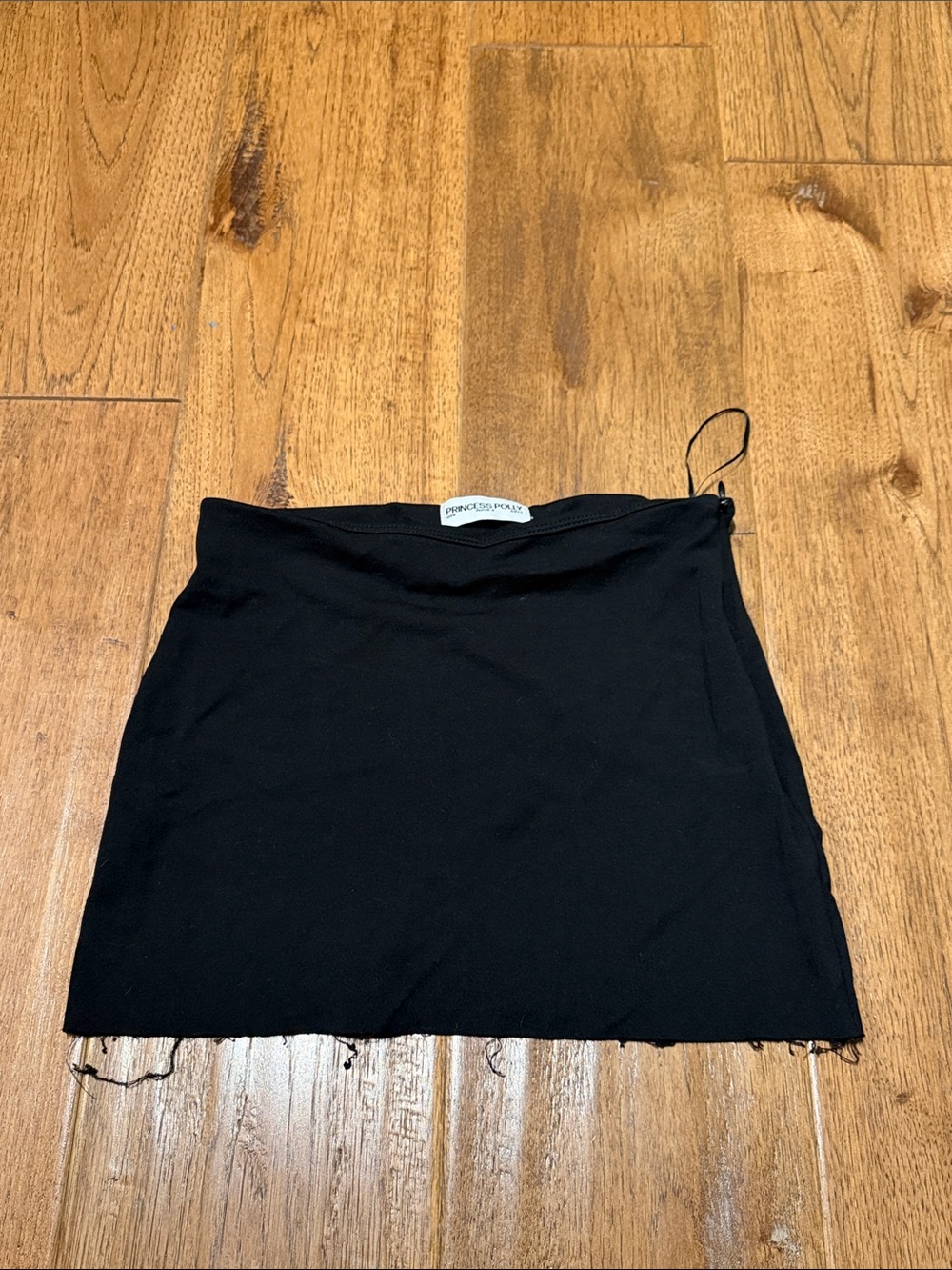 Princess Polly Black Mini Skirt - Straight Cut